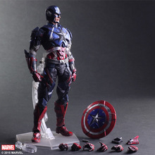 超可动手办 PA改美国队长 改 marvel Play 漫威复仇者联盟 Arts