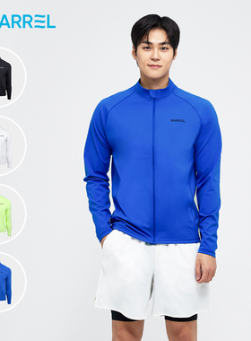 韩国BARREL冲浪潜水服水母衣长袖泳衣防晒速干海边游泳衣男士浮潜