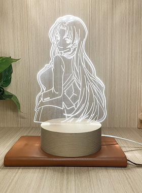 新款名侦探柯南动漫周边贝尔摩德小夜灯床头灯卧室灯送男女生日礼