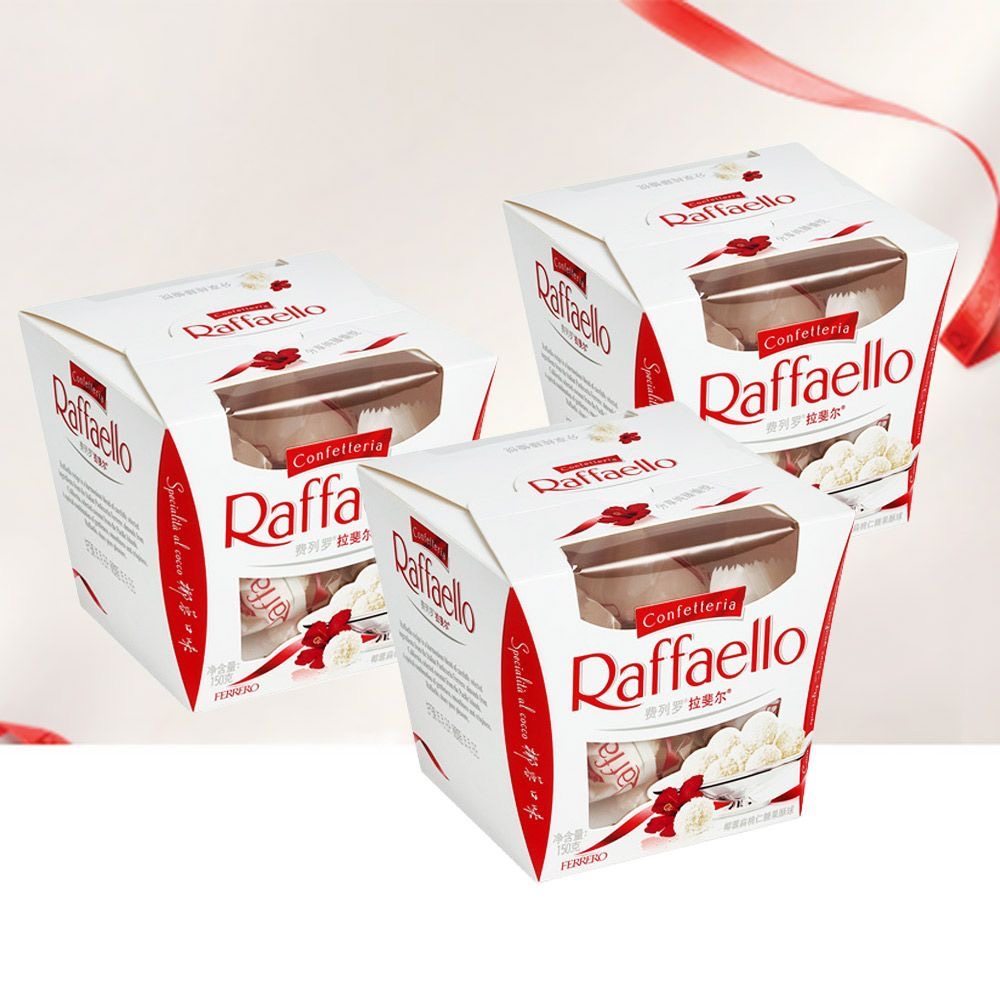 波兰进口费列罗拉斐尔榛果威化巧克力糖果T18粒盒装节日礼物零食