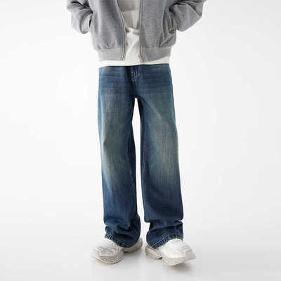 SOCCJSDL春季新款宽松牛仔裤