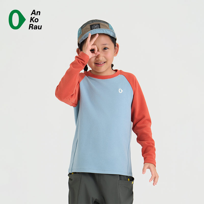 安高若户外轻量保暖磨毛长袖T恤