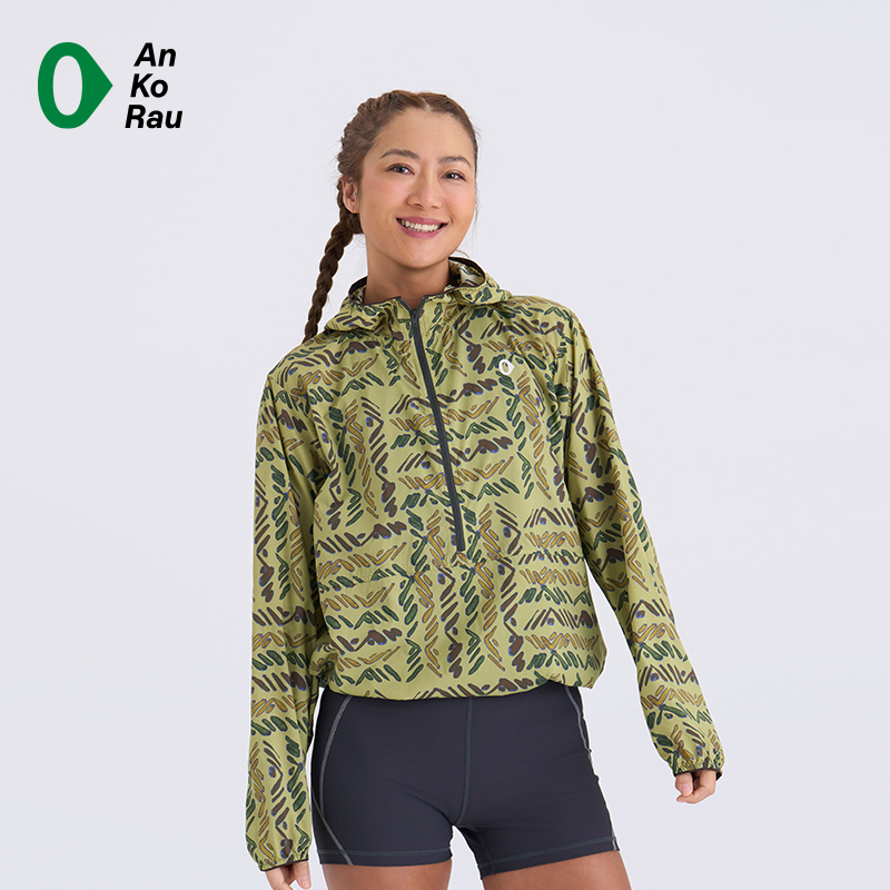 安高若女士运动轻量跑步带帽外套