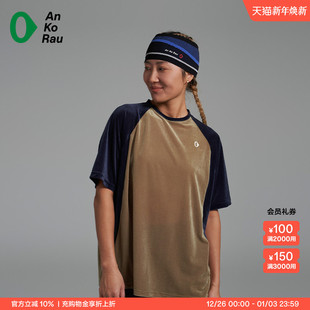 T恤 Can 瑜伽冥想居家轻薄丝绒短袖 stop女夏季 AnKoRau安高若