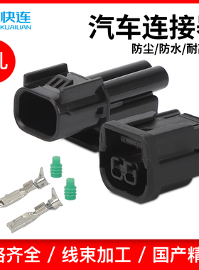 DJ70216C-1.5-11/21雾灯线束插头防水6189-7408连接器6181-6851国