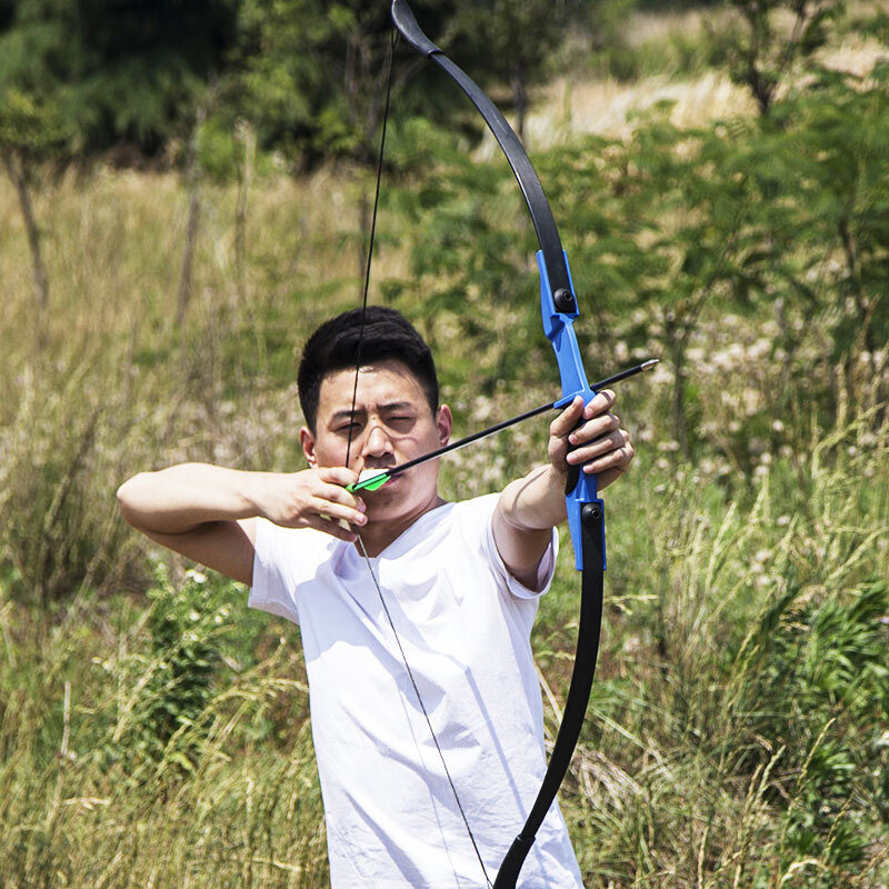 反曲弓箭传统美猎弓户外竞技射箭比赛复合cs直拉健身器材配件弓箭