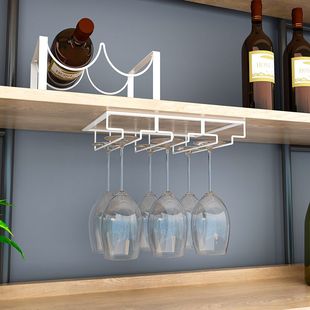 高端红酒杯架倒挂高级悬挂式 酒杯放置架2025新款 家用杯酒柜收纳架