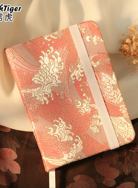 霹雳虎布艺日系绘画本美术生细纹木浆300g专用马克纸A6彩铅丙烯马克笔专用不透色A5空白图画本马克本