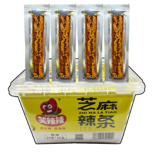 笑辣辣芝麻辣条调味面制品