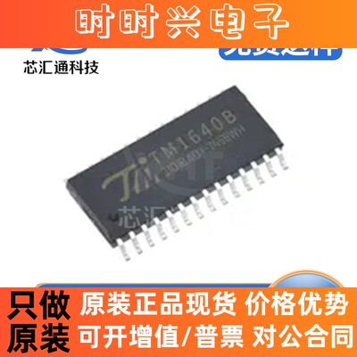 TM1640B TM1640 SOP-28 LED面板显示驱动IC芯片 电子元器件驱动器