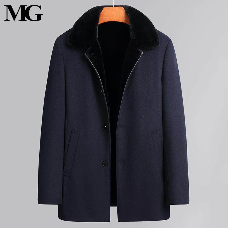 高档进口整貂绒内胆纯山羊绒大衣貂皮尼克服中长款海宁皮草冬