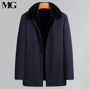 高档进口整貂绒内胆纯山羊绒大衣貂皮尼克服中长款海宁皮草冬