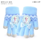 Детские удерживающие тепло перчатки для принцессы, мультяшный комплект для раннего возраста, увеличенная толщина