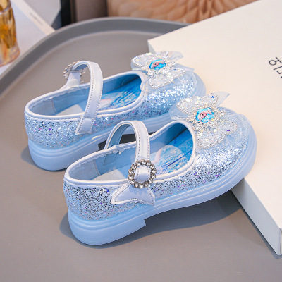 爱莎公主儿童水晶鞋子女童