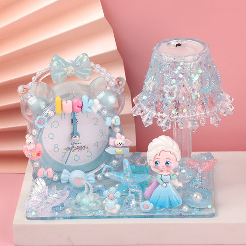 爱莎公主儿童小夜灯diy手工