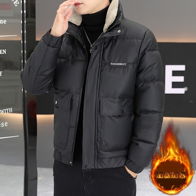 冬季新款羽绒棉服青少年大童棉衣
