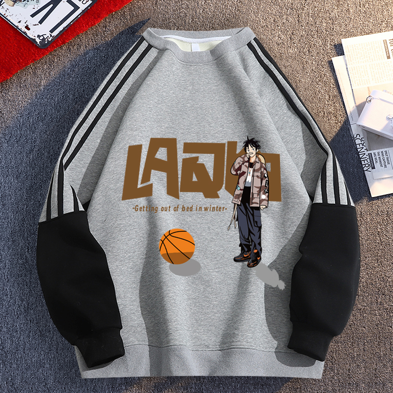 青少年潮牌卫衣大童宽松长袖t恤