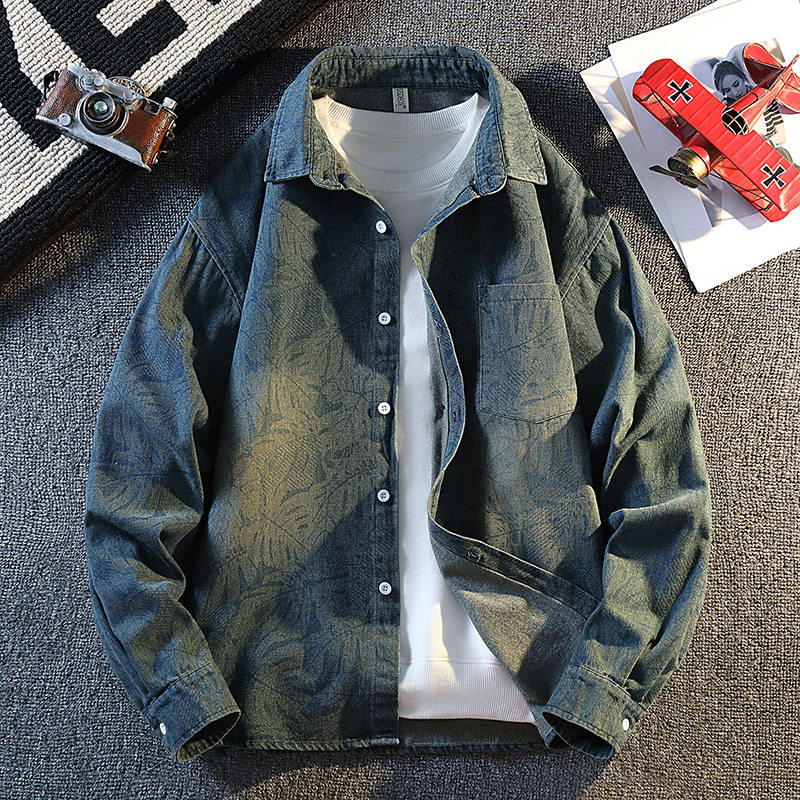 春秋季牛仔衬衣外套12男孩15岁初高中学生13青少年4大童牛子衬衫,男装,牛仔衬衫,淘宝优惠券,粉丝福利购,淘宝优惠卷