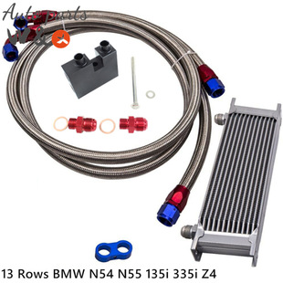 英式13层机油散热器 适用BMW N54 N55 135i 335i Z4油冷器AN10 SL