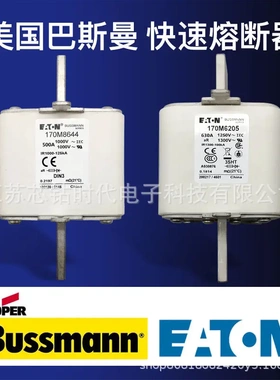巴斯曼快速熔断器170M1751 170M1752 170M1753 原厂原装全系列