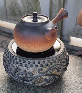 2025石鼓茶炉电陶炉户外露营工厂店老石臼煮茶炉
