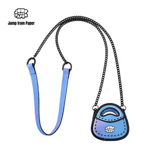 JumpFromPaper胖胖魚多功能耳機包小掛包迷你鑰匙女時尚 單肩包JFP