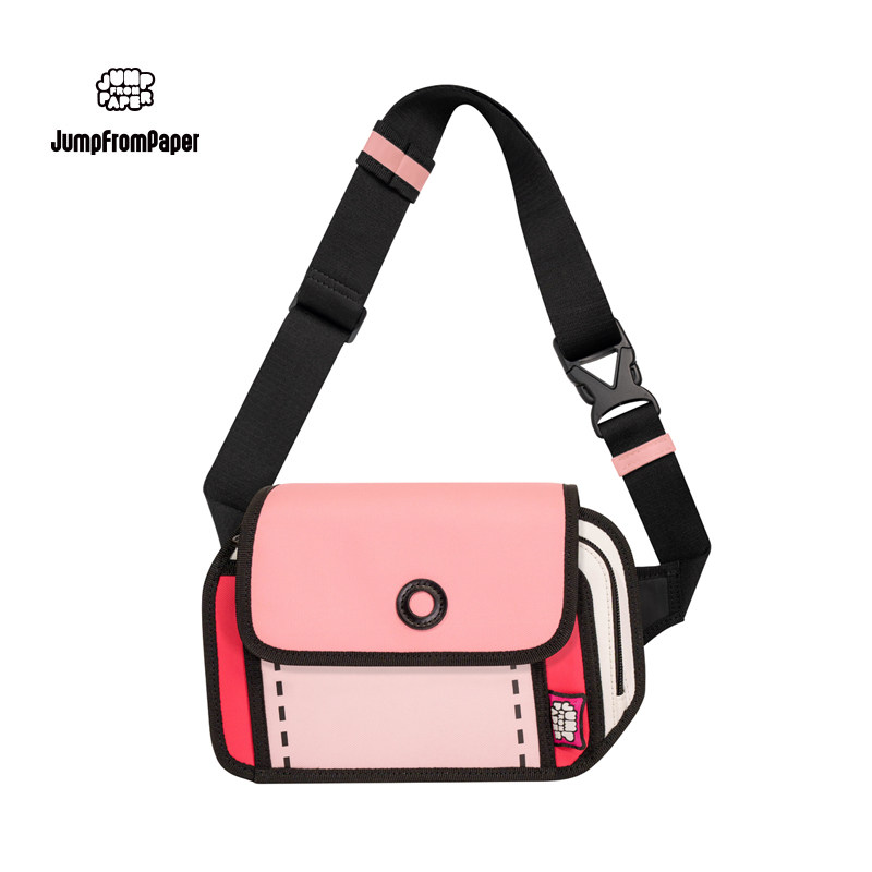 JumpFromPaper胸包斜挎包运动骑行包情侣单肩背包腰包相机包通勤