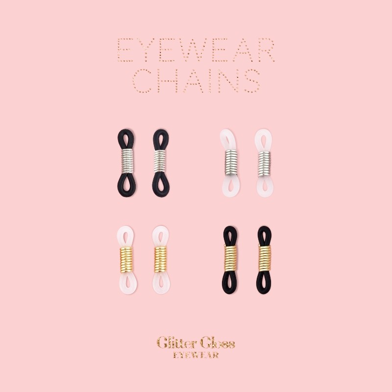 Glitter Gloss眼镜链备用硅胶圈3/对 老花镜绳墨镜挂脖防滑硅胶扣在类目 ZIPPO/瑞士军刀/眼镜, 眼镜配件、护理剂, 眼镜盒中 - 来自Buy2taobao.com提供专业的淘宝代购服务