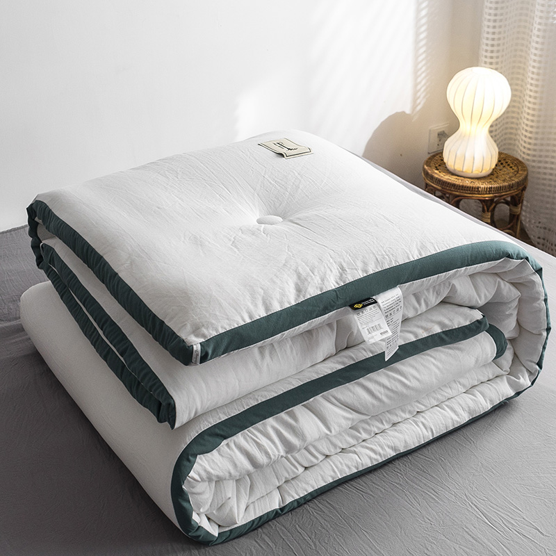 大豆纤维宿舍单人四季通用春秋被