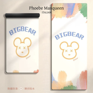 意大利MAXQUEEN双人瑜伽垫减震防滑专业跳绳减震垫地垫家用