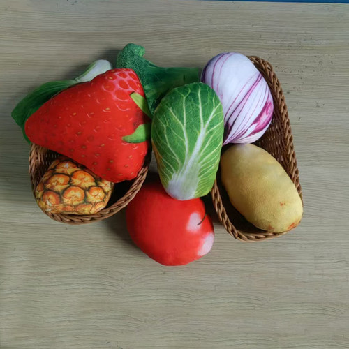 仿真小号蔬菜抱枕毛绒玩具水果生菜玩偶儿童礼物抓机布娃娃小公仔