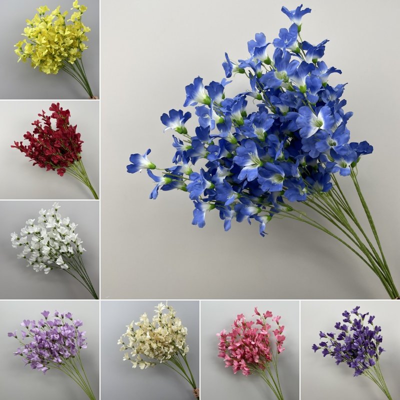 婚礼堂中国豌豆仿真花装饰插花