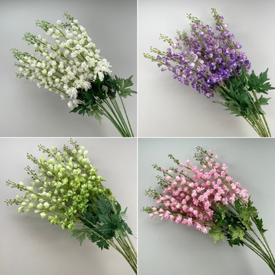 婚庆仿真花法式大飞燕铃兰千代兰婚礼堂室内装饰地排花路引插花材