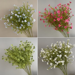婚庆道具花材小野花装饰仿真花