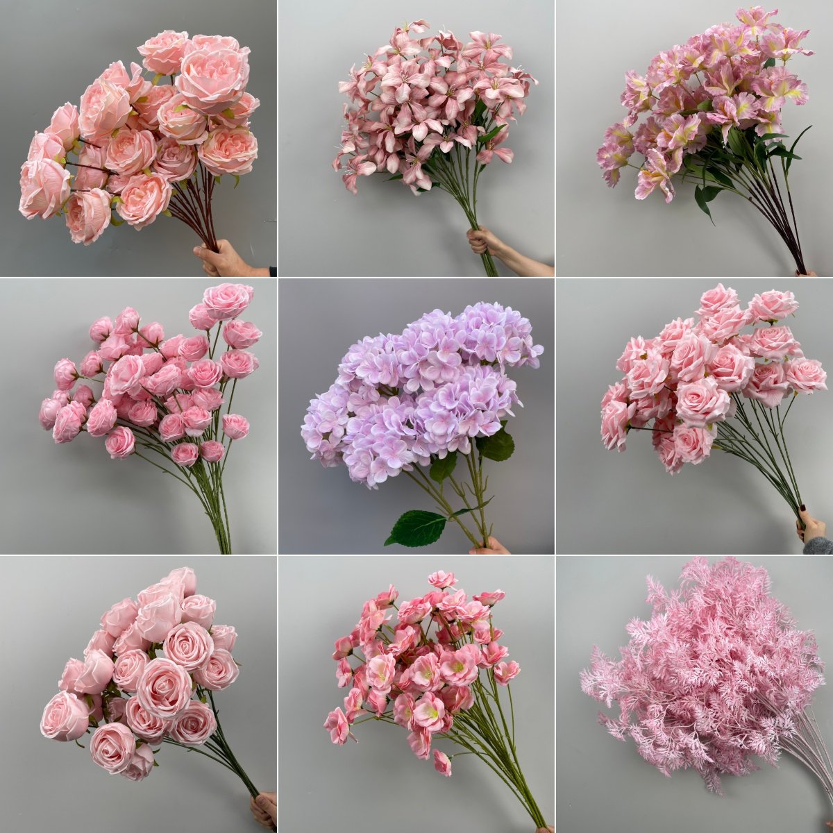 永合婚庆仿真花材厂家直销