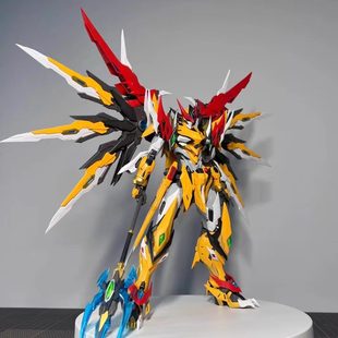 魔动核三国高达模型敖丙吕布白起曹仁白雪姬机甲拼装手办玩具盲盒