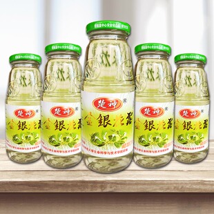 楚神 金银花露 340ml 玻璃瓶装 植物饮料成人儿童清凉饮料饮品