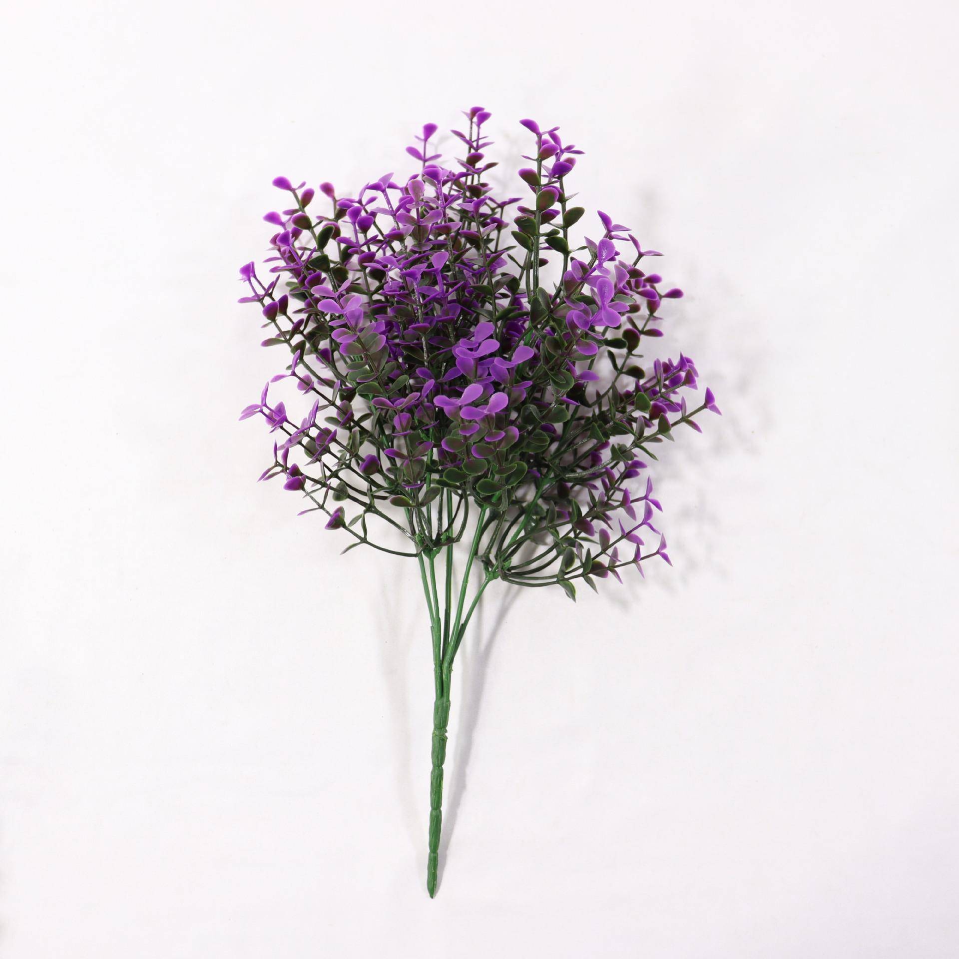 仿真把束紫色黄色仿真假花家居装饰摆件民宿网红装饰摄影道具