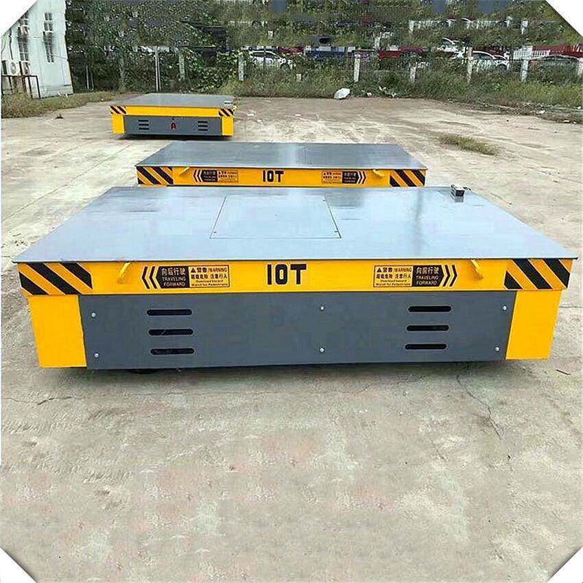 PW10吨无轨电动平车工业车间过跨车智能运输转运20吨无轨地平车