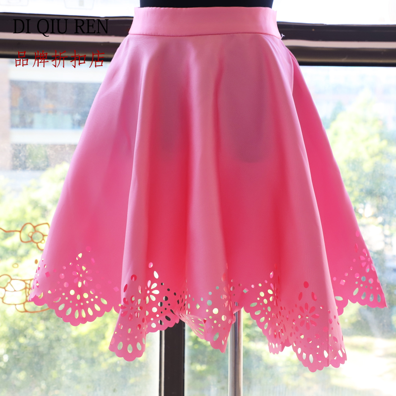 韩版时尚 新款女装切花半身裙黑色低腰短裙显瘦半裙d15bsk049|ruв категории Женская одежда, юбка - от Buy2taobao.com для оказания профессиональной услуги покупки агента Taobao