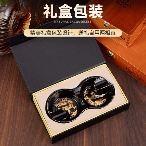 德国品牌陶瓷雪茄烟灰缸创意龙年