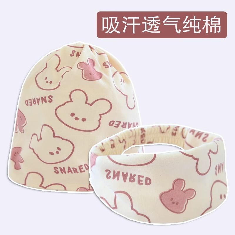 产妇月子帽春秋夏季薄款纯棉月子帽子发带孕妇3月4月份5月6夏天