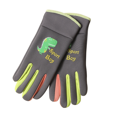 儿童保暖手套冬防风防寒玩雪手套