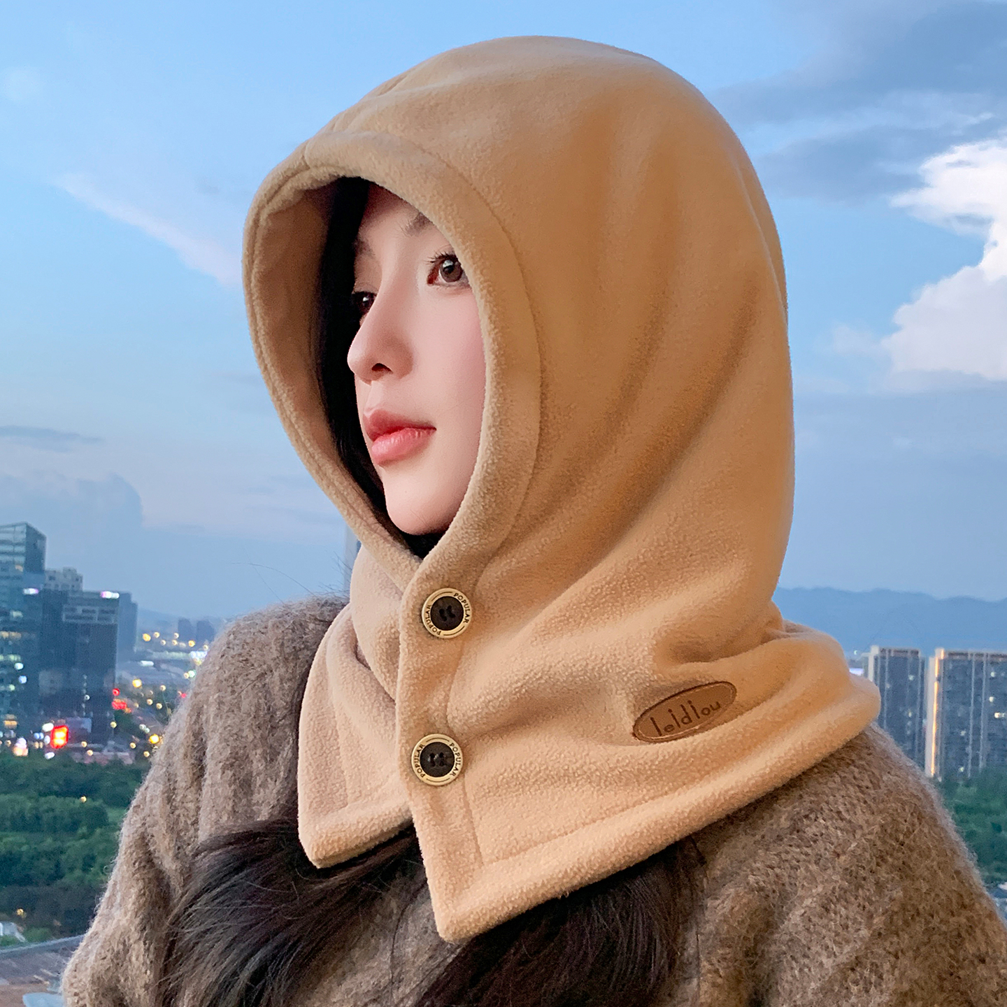 巴拉克拉法保暖围脖一体帽