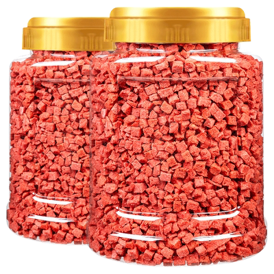大罐装500g冻干草莓丁粒碎冰淇淋烘焙蛋糕装饰雪花酥商用专用原料