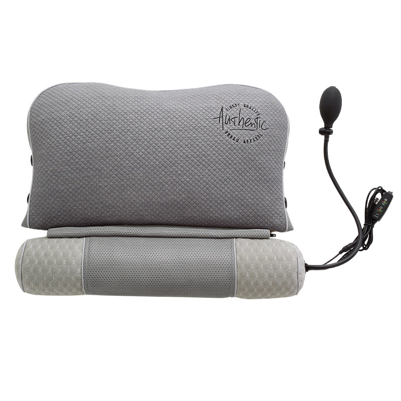 CERVICAL PILLOW CYLINDRICAL WORMWOOD HOT COMPRESS INFLATABLE VIBRATION CHINESE HERBAL MEDICINE LATEX NECK MASSAGE SLEEP AND SLEEP