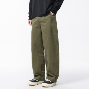 休闲长裤 宽松工装 2025新款 长裤 纯色休闲男式 潮牌男式