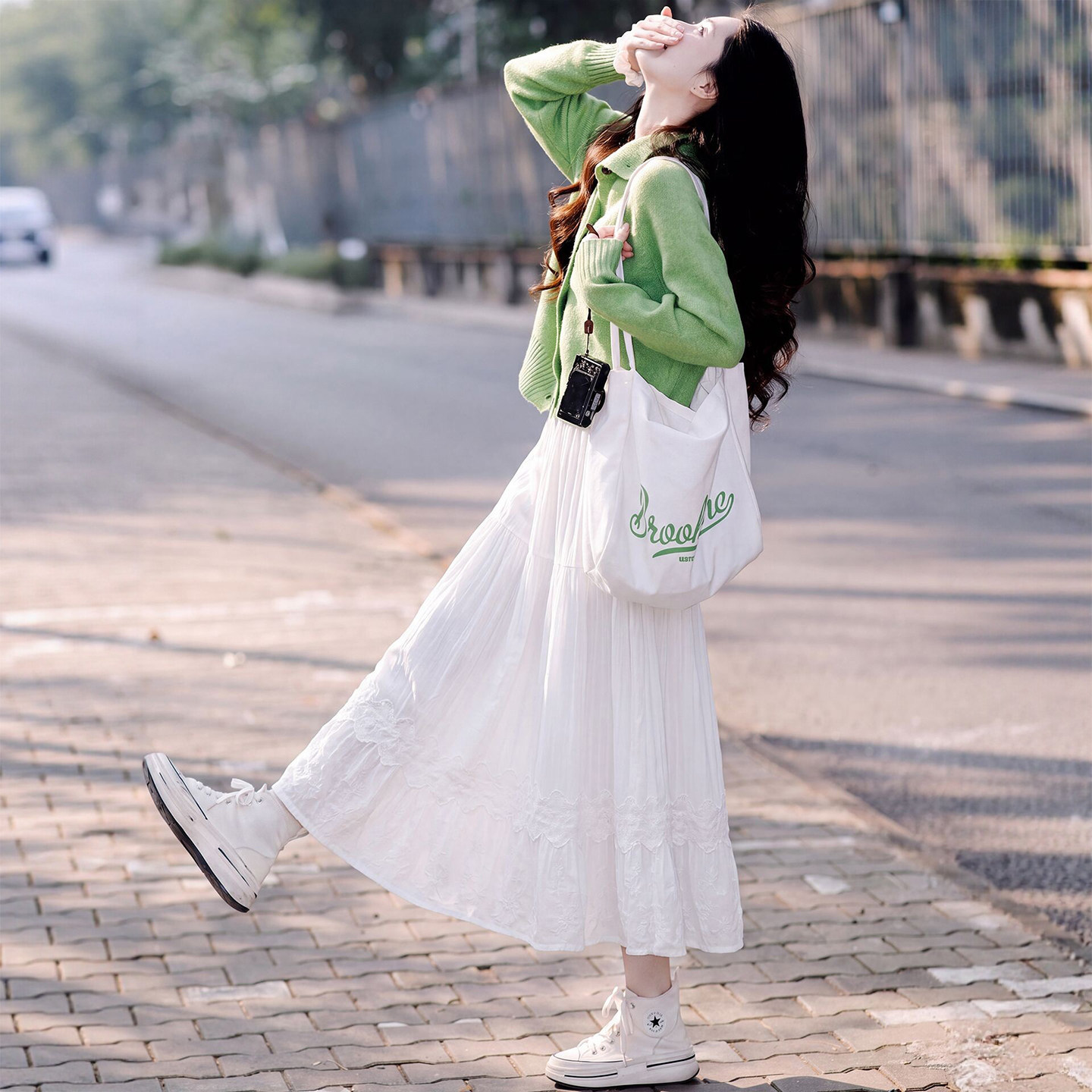 白色蕾丝蛋糕裙女夏季薄2026新款小个子长款a字蓬蓬芭蕾半身裙子