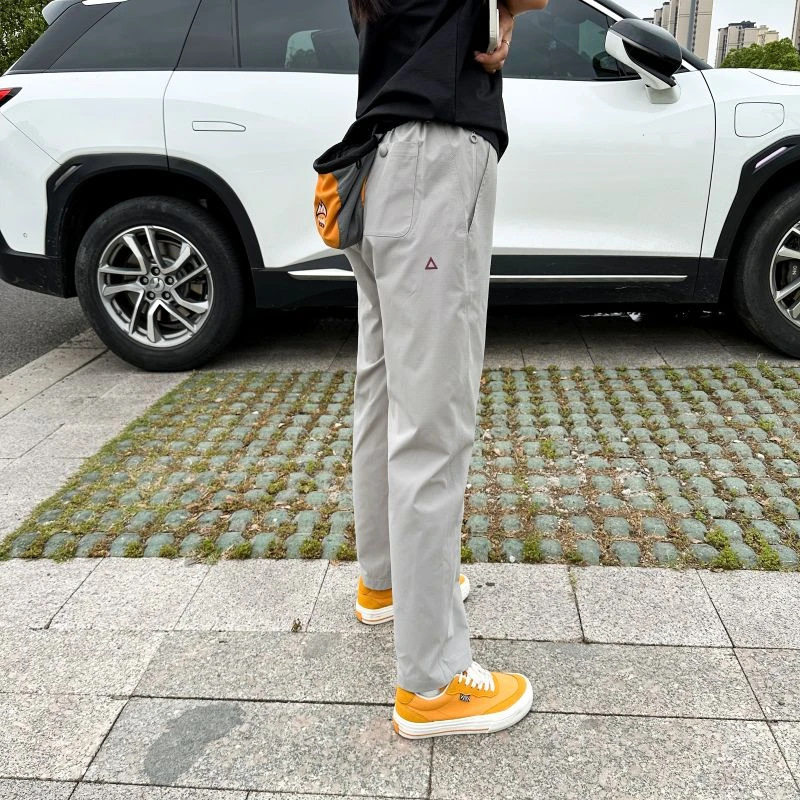 26新款机能小三角白标宽松锥形休闲裤美式工装长裤子男女同款