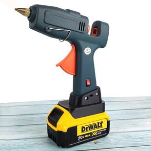 得伟18v电池 适用 热熔胶枪 20V60V充电锂电池  使用